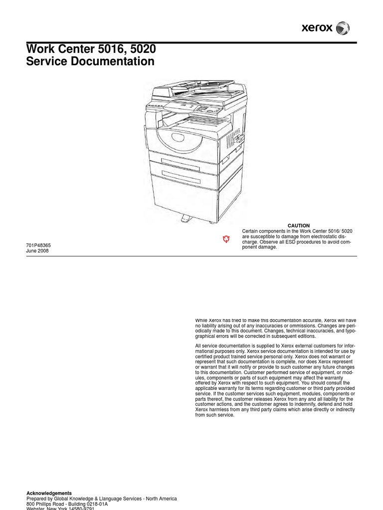 Xerox Workcentre 5020 Ошибка J6 Сброс