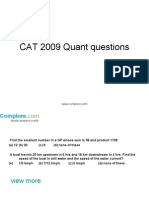 CAT Quant23