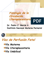 CLASE 1 Fisiología de La Circulación Uteroplacentaria