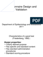 Questionnaire Design