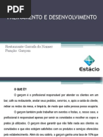 Treinamento e Desenvolvimento