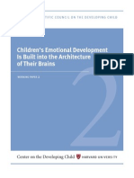 Children's Emotional Development Is Built Into The Architecture of Their Brains