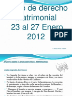 1. Curso de Derecho Matrimonial