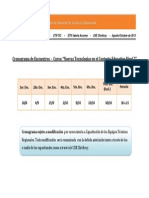 Cronograma de Encuentros - NTCE2 Chivilcoy