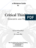Critical Thinking - Concepts & Tools