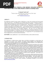 Amplification Formula for Seismic Zoantion Based on Downhole Array Records During Strong Earthquakes