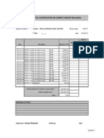 État de Justification de Compte (Proof Balance) : A Payer / Divers Unifinance (Obl. Ub-HTG)