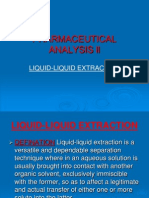 Liquid Liquid Extraction