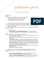 Droit judiciaire privé