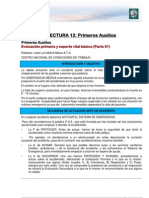 Lectura 12 - Primeros Auxilios