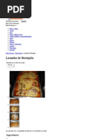 Receita de Lasanha de Berinjela - Tudo Gostoso