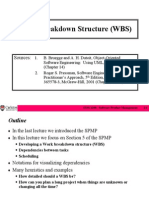 Work Breakdown Structure (WBS) : Sources