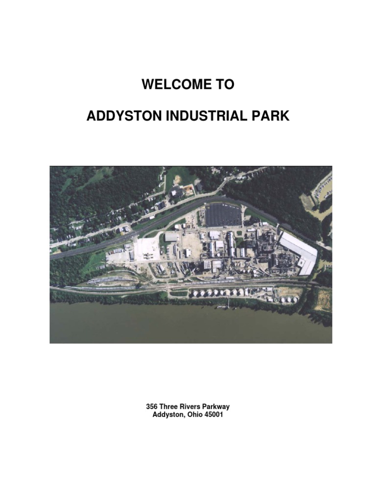 INEOS Addyston Industrial Park PDF Industries Business