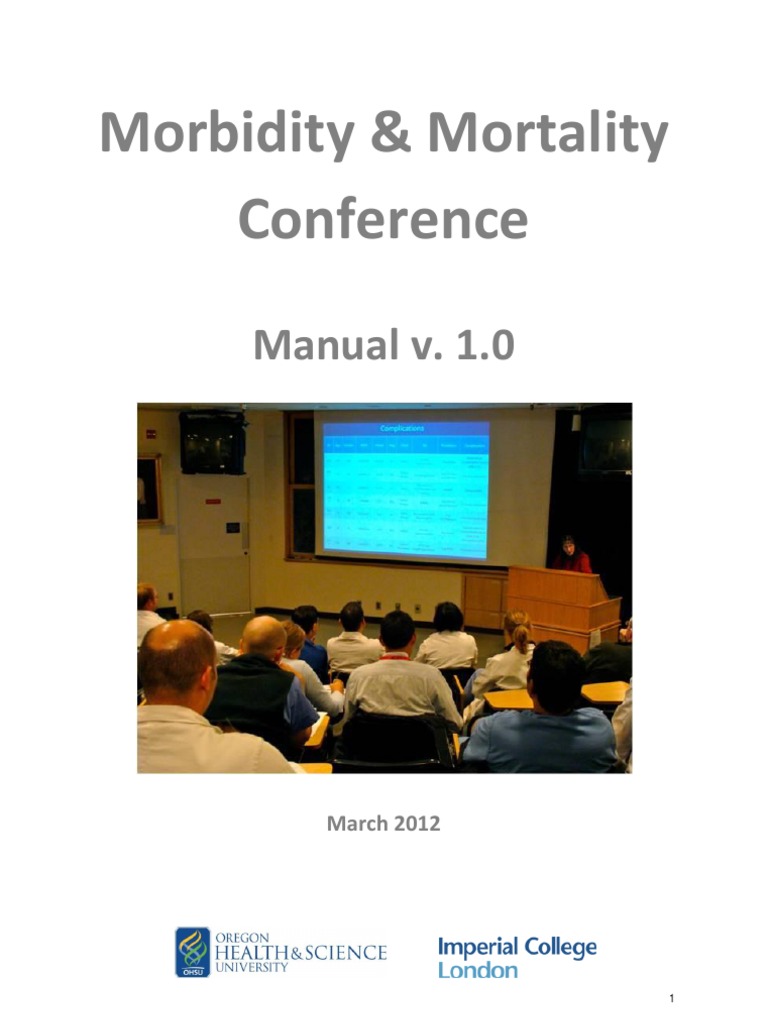 Morbidity and Mortality Conference Manual | PDF | Evidence Based