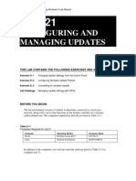 Configuring and Managing Updates: This Lab Contains The Following Exercises and Activities