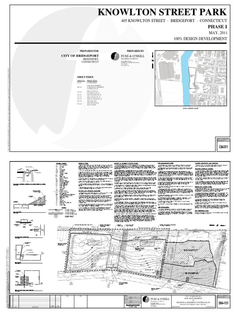 Knowlton Park Phase I 100 Design Development PDF Earth Sciences Physical Geography