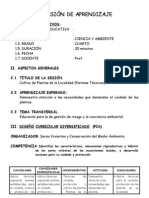 SESIÓN DE APRENDIZAJE - primaria-CULTIVO DE PLANTAS