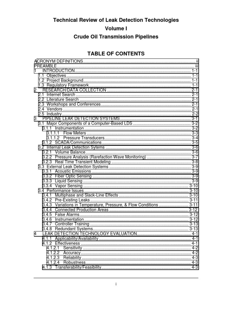 Leak Detection | PDF | Scada | Pipeline Transport