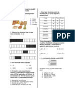 Examen Diagnóstico Quinto Grado