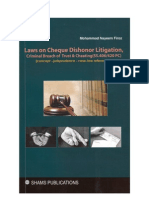 A Book On Criminal Breach of Trust, Cheating and Cheque Dishonor Litigation by Nayeem Firoz (A Judge Working As The Member of Bangladesh Judicial Service)