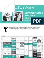 West End YMCA: Summer 2013