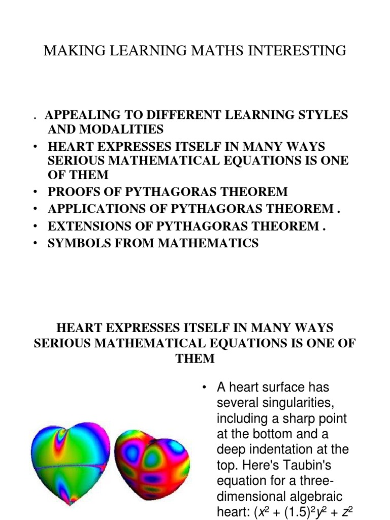 Engaging Math: Pythagoras & Hearts | PDF | Elementary Geometry | Geometry
