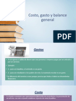 Costo, Gasto y Balance General