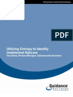Utilizing Entropy to Identify Undetected Malware