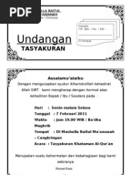 UCAPAN BERANGKAT HAJI