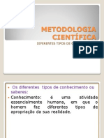 METODOLOGIA CONHECIMENTO.ppt