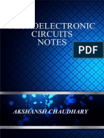 Microelectronic Circuits