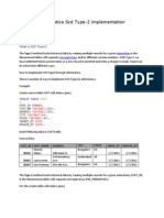 SCD Type2 Through Informatica 