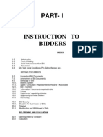 Instruction To Bidders (ITB)