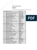 The - QS World University Rankings 2008