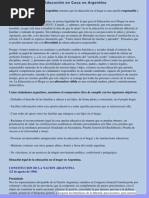 Download Marco Legal de la Educacin en Casa en Argentina by Aprendiz de la Vida SN16392040 doc pdf