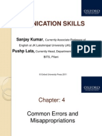 390 33 Powerpoint Slides 4 Common Errors Misappropriations Chapter 4