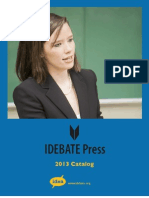 IDEBATE Press Catalog 2012