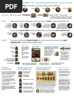 AGoT 2nd Ed. Board Game Illustrated Tutorial and Cheat Sheet v1.1