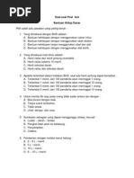 3. Soal Ujian Pre Test Btcls Sag - Materi Bhd Post Test Kunci