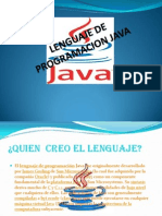 Lenguaje de Programacion Java