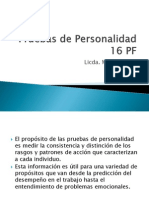 Pruebas de Personalidad 16 PF