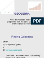 GEOGEBRA Presentation