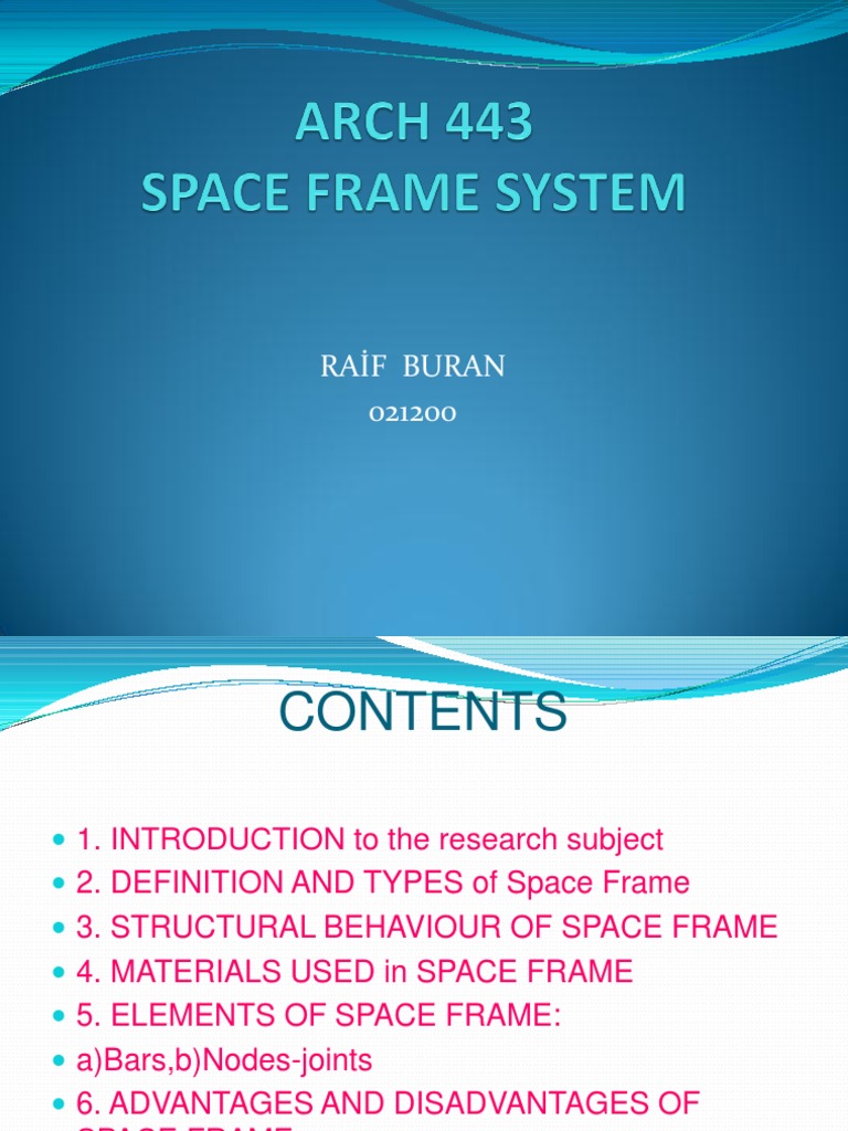 Space Frames | PDF