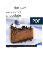 El Mejor Pay Helado de Chocolate