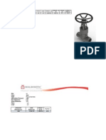 Port and Stem Specifications for Pressure Seal Gate Valve