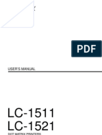 Star Lc-1511 1521 User Manual