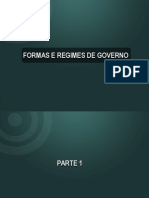 Regimes de Governo - Sintese