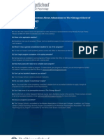 Frequently Asked Questions About Admissions To The Chicago School of Professional Psychology