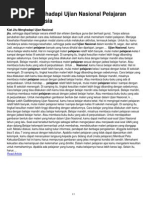 Download Cara Jitu Menghadapi Ujian Nasional Pelajaran Bahasa Indonesia by Smp Hosana Tebas SN163988011 doc pdf