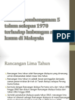 Analisis Kesan Rancangan Lima Tahun Terhadap Hubungan Etnik